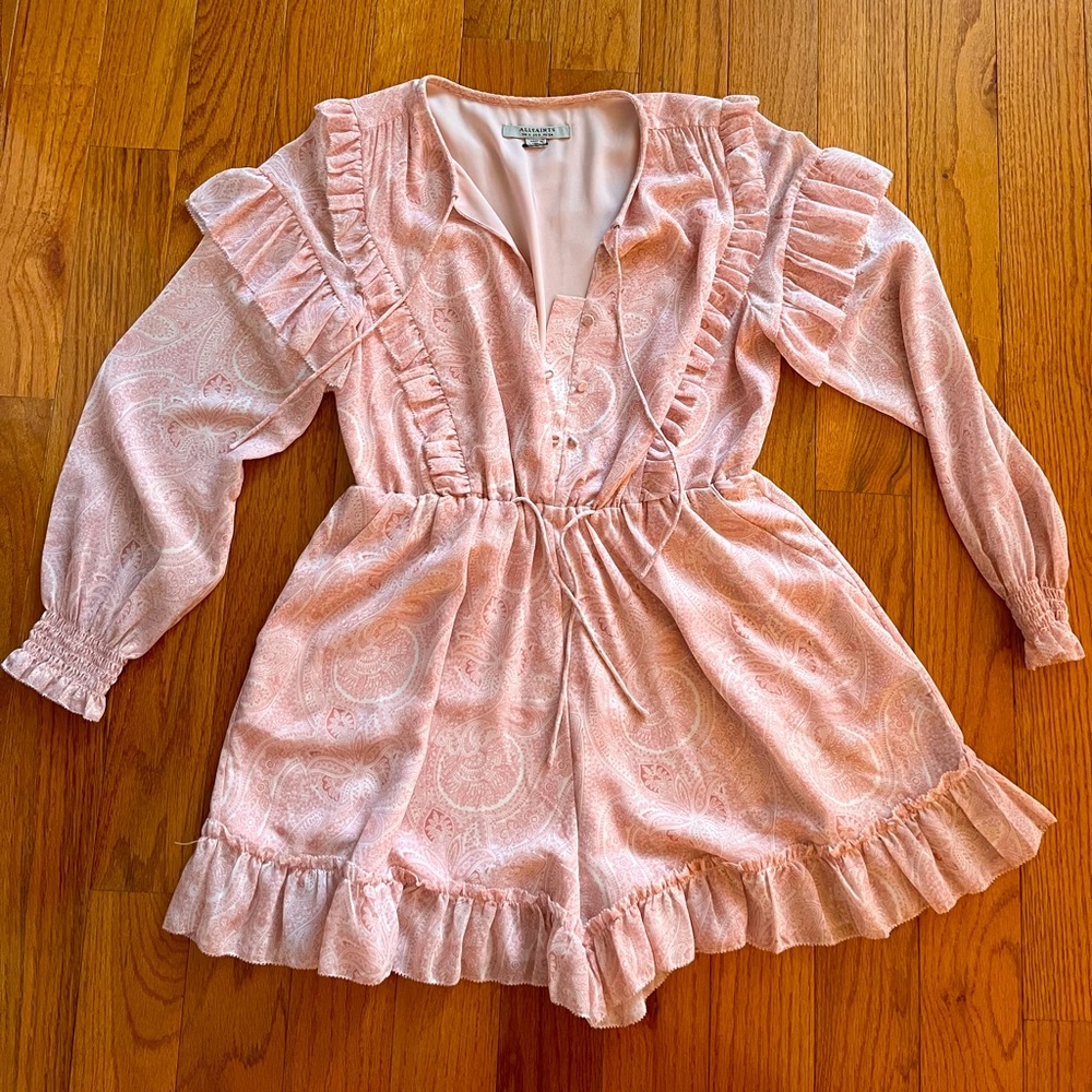 All Saints Ruffle Romper